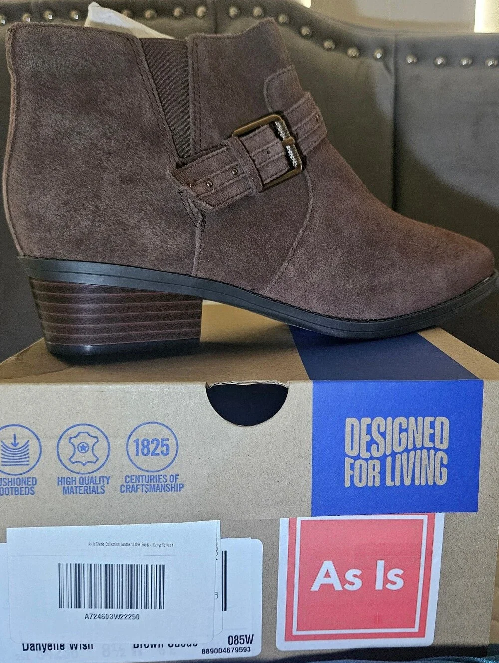 Clarks Collection Danyelle Wish Suede Ankle Boot